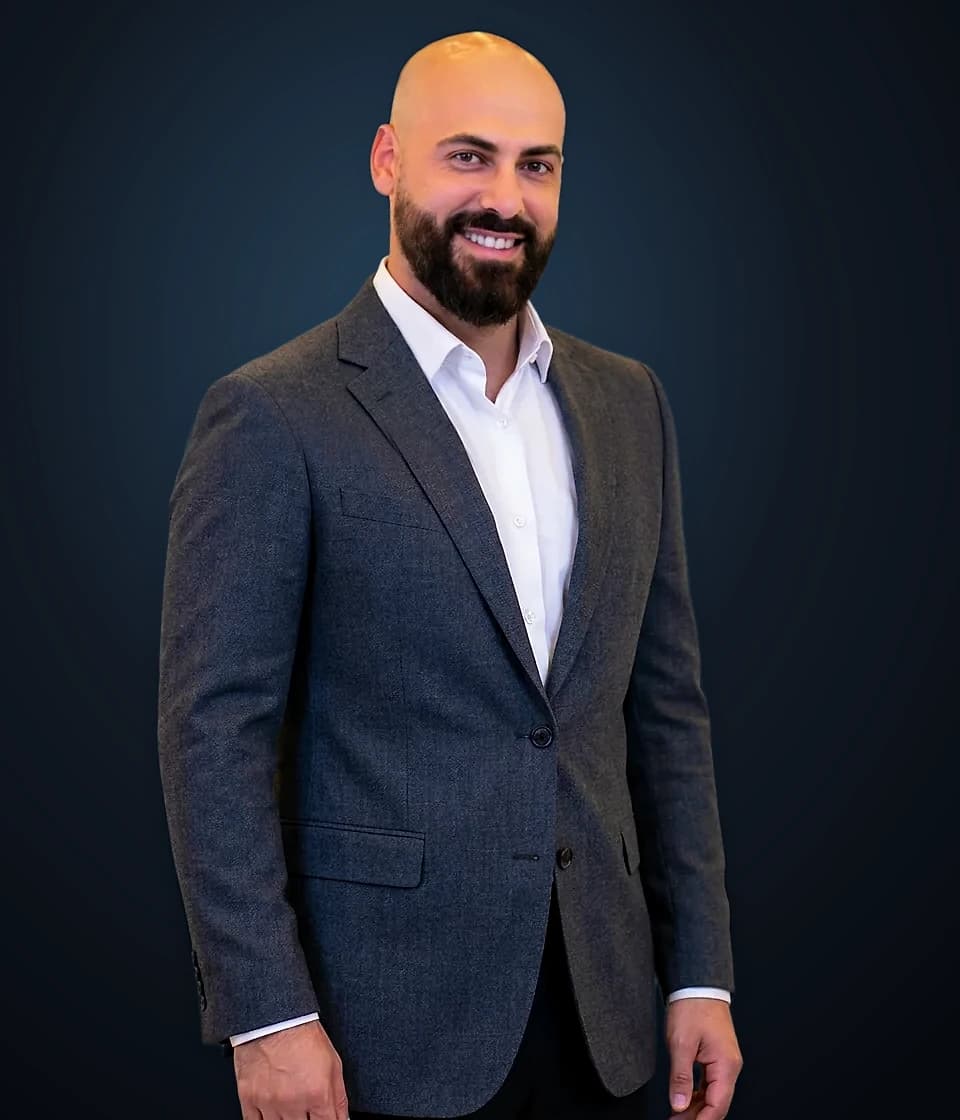Portrait of Bassem El Khansaa, founder of KHANSA